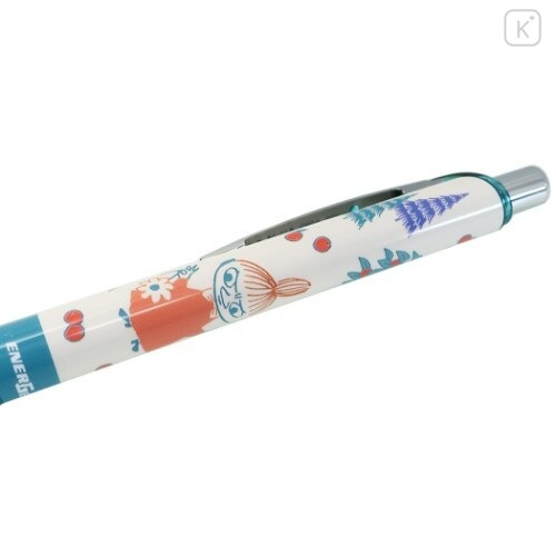 Japan Moomin EnerGel Gel Pen - Little My / Forest - 2