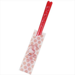 Japan Sanrio Transparent Chopsticks 23cm - Hello Kitty