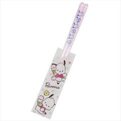 Japan Sanrio Transparent Chopsticks 23cm - Pochacco