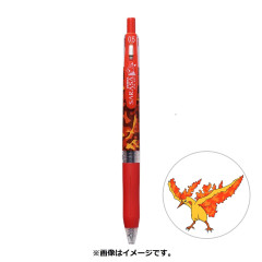 Japan Pokemon Sarasa Clip Gel Pen - Moltres / Fire