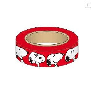 Japan Peanuts Washi Paper Masking Tape - Snoopy : Red - 1
