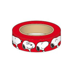Japan Peanuts Washi Paper Masking Tape - Snoopy / Red