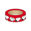 Japan Peanuts Washi Paper Masking Tape - Snoopy : Red - 1