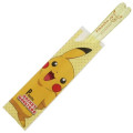 Japan Pokemon Transparent Chopsticks 18cm - Pikachu - 1