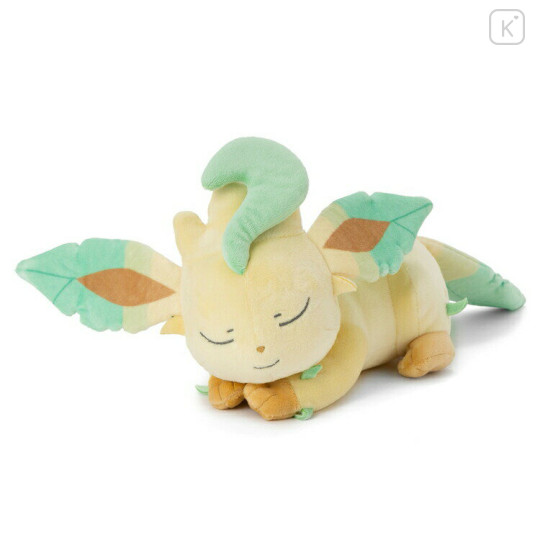 Japan Pokemon Sleeping Friend Plush Toy (S) - Leafeon - 1