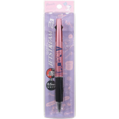 Japan Peanuts Jetstream 2+1 Multi Pen & Mechanical Pencil - Snoopy / Light Pink Shaft