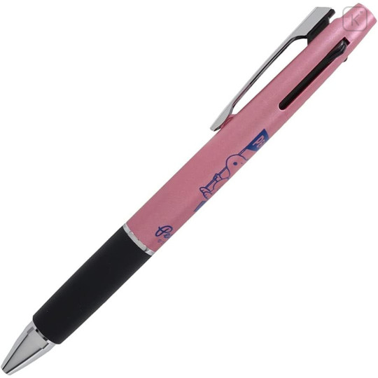 Japan Peanuts Jetstream 2&1 Multi Pen + Mechanical Pencil - Snoopy / Light Pink Shaft - 5