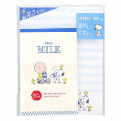Japan Peanuts Letter Writing Set - Snoopy / Milk