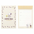 Japan Peanuts Letter Writing Set - Snoopy / Coffee Milk - 4