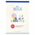 Japan Peanuts A6 Notepad - Snoopy / Milk - 1