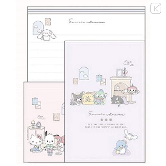 Japan Sanrio Volume Up Letter Set - Sweets Party - 1