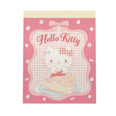 Japan Sanrio Mini Notepad - Hello Kitty / Cake