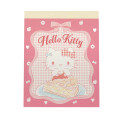 Japan Sanrio Mini Notepad - Hello Kitty / Cake - 1