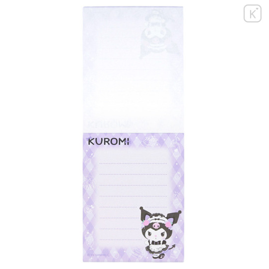 Japan Sanrio Mini Notepad - Kuromi / Tsundere Cafe - 2