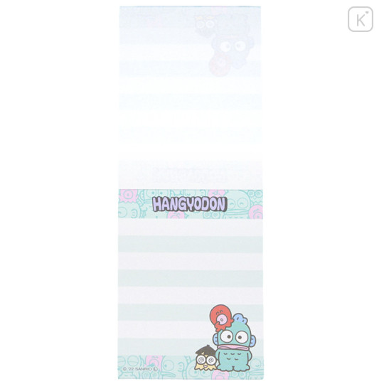 Japan Sanrio Mini Notepad - Hangyodon / Full - 2