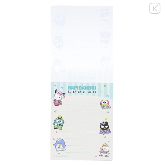 Japan Sanrio Mini Notepad - Hapidanbui / Happiness Agent - 2