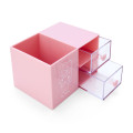 Japan Sanrio Plastic Chest with Pen Stand - My Melody / Calm Color - 2