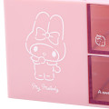 Japan Sanrio Plastic Chest with Pen Stand - My Melody / Calm Color - 3