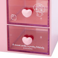 Japan Sanrio Plastic Chest with Pen Stand - My Melody / Calm Color - 4