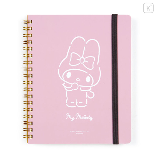 Japan Sanrio Ring Notebook - My Melody / Calm Color - 1