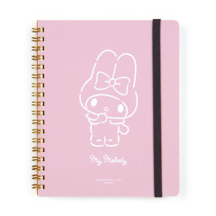 Japan Sanrio Ring Notebook - My Melody / Calm Color