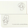 Japan Sanrio Ring Notebook - My Melody / Calm Color - 4