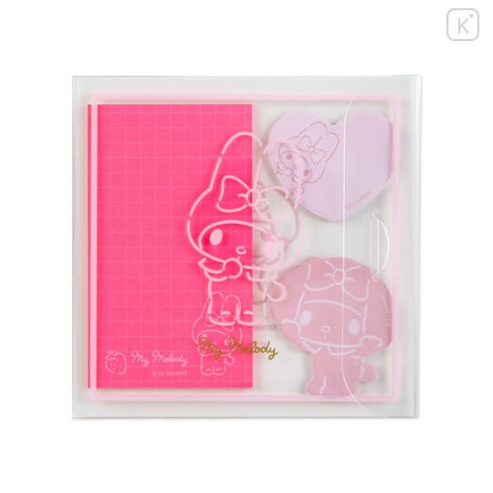 Japan Sanrio Sticky Notes - My Melody / Calm Color - 1