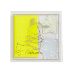 Japan Sanrio Sticky Notes - Pochacco / Calm Color