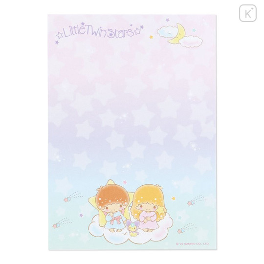 Japan Sanrio A6 Memo Set - Little Twin Stars 2022 - 7