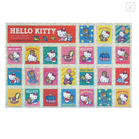 Japan Sanrio Stamp Sticker File Set - Hello Kitty - 3