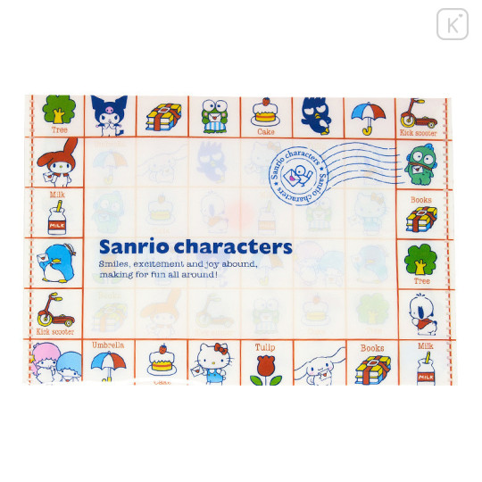 Japan Sanrio Stamp Sticker File Set - Hello Kitty - 4