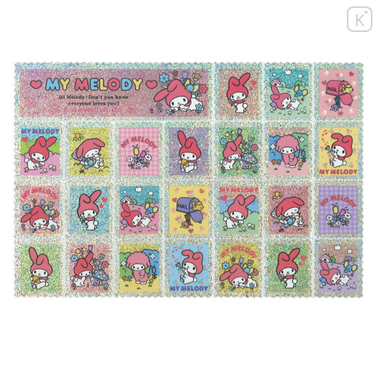 Japan Sanrio Stamp Sticker File Set - My Melody - 3