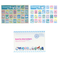 Japan Sanrio Stamp Sticker File Set - Cinnamoroll