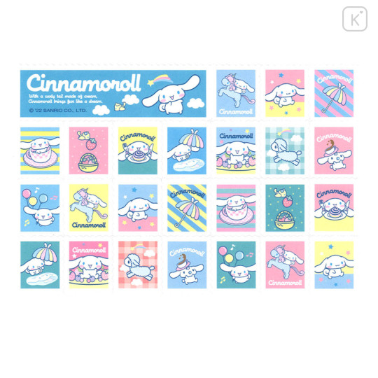 Japan Sanrio Stamp Sticker File Set - Cinnamoroll - 2