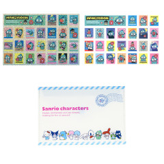 Japan Sanrio Stamp Sticker File Set - Hangyodon