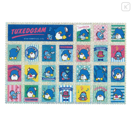 Japan Sanrio Stamp Sticker File Set - Tuxedosam - 3