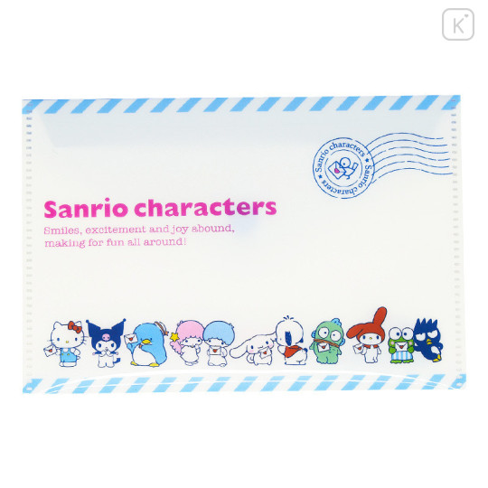 Japan Sanrio Stamp Sticker File Set - Badtz-maru - 4