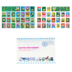 Japan Sanrio Stamp Sticker File Set - Keroppi