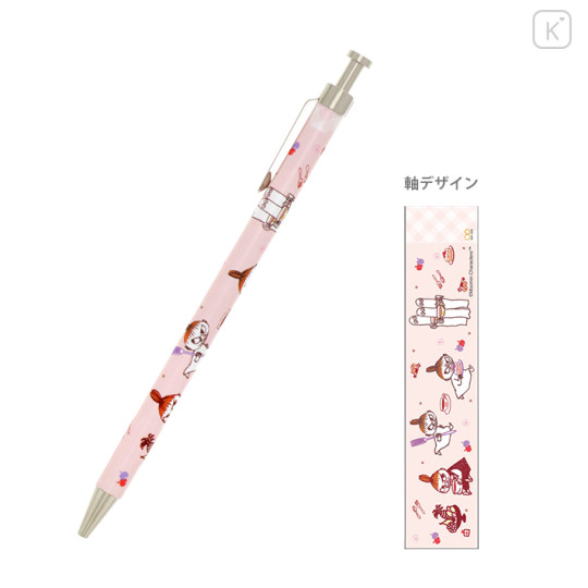 Japan Moomin Wooden Ballpoint Pen - Little My - 1
