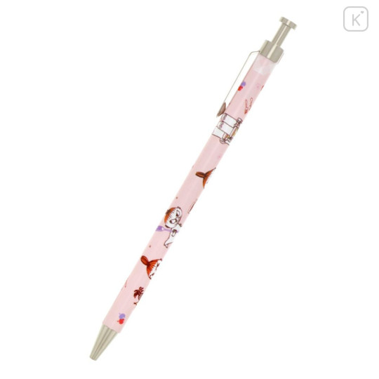 Japan Moomin Wooden Ballpoint Pen - Little My - 2