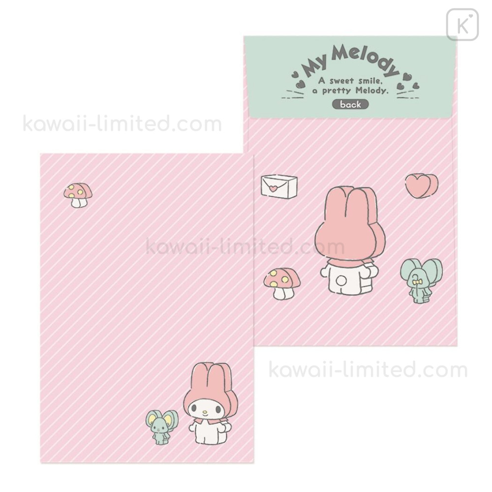 Buy Kawaii Die-Cut Letter Set with Envelopes - Mushroom at Tofu Cute