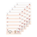 Japan Sanrio Die-cut Clip with Memo Set - Hello Kitty - 3