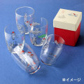 Japan Sanrio Tachikichi Choju Jinbutsu Giga Glass - Hello Kitty / Bow Play - 4