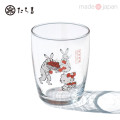 Japan Sanrio Tachikichi Choju Jinbutsu Giga Glass - Hello Kitty / Apple - 1