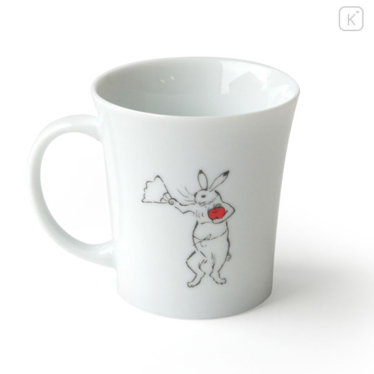 Japan Sanrio Tachikichi Choju Jinbutsu Giga Mug - Hello Kitty : Sumo - 2