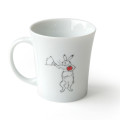 Japan Sanrio Tachikichi Choju Jinbutsu Giga Mug - Hello Kitty : Sumo - 2