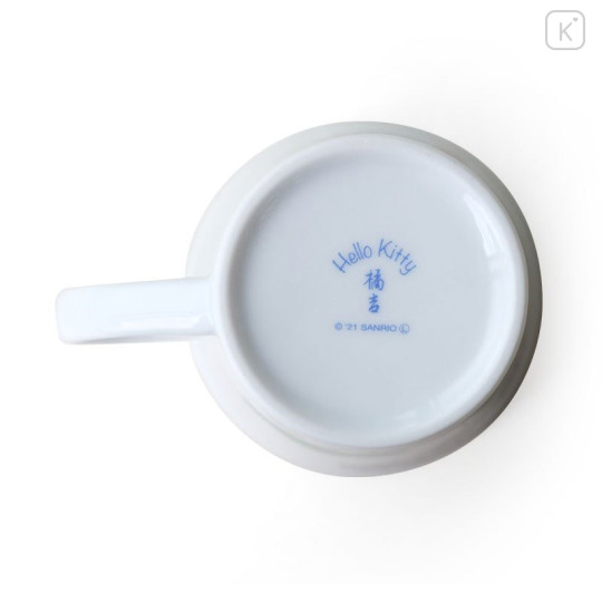 Japan Sanrio Tachikichi Choju Jinbutsu Giga Mug - Hello Kitty : Sumo - 6