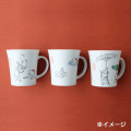 Japan Sanrio Tachikichi Choju Jinbutsu Giga Mug - Hello Kitty : Bow Play - 8