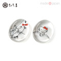 Japan Sanrio Tachikichi Choju Jinbutsu Giga Chopstick Rest Set - Hello Kitty : Bow Play - 1