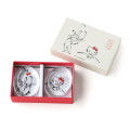 Japan Sanrio Tachikichi Choju Jinbutsu Giga Chopstick Rest Set - Hello Kitty : Bow Play - 6